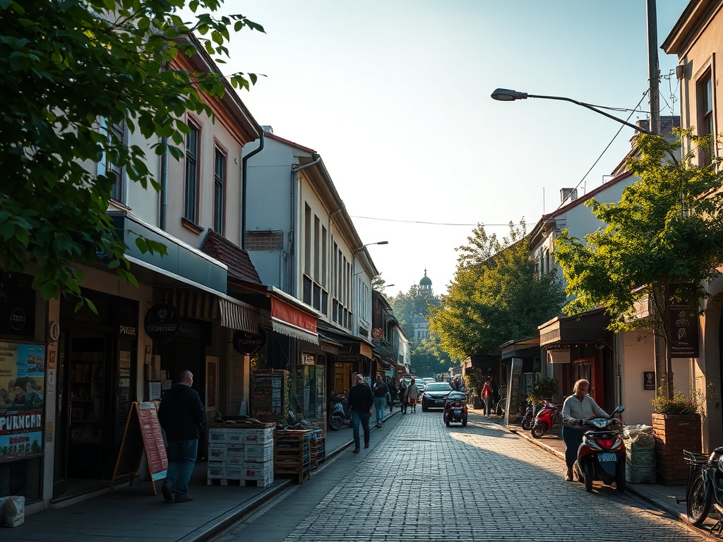 Mapa Przemyśla z zaznaczonymi obszarami inwestycji finansowanych z Funduszy Europejskich